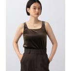 タンクトップ ノースリーブ ベロアタンク レディース
