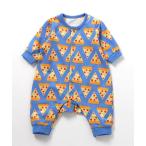 ベビー服 ロンパース 総柄カバーオール マイファーストブリーズ