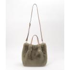 ショルダーバッグ バッグ エコファー2WAYトートバッグ レディース