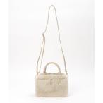 ショッピング雑誌掲載 ショルダーバッグ バッグ 「雑誌InRed12月号掲載」エコファー2WAYミニショルダーバッグ レディース