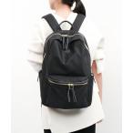 デイバック リュック ペルケ perche / ナイロン牛革付属リュック レディース