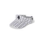 サンバイザー 「PEARLY GATES」ボール×クラブ柄プリント バイザー (UNISEX) レディース メンズ