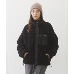 コート アウター BAR LOGO BOA JACKET レディース