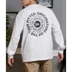 ショッピングニューエラ tシャツ NEW ERA/ニューエラ ロンT オーバーサイズ バックプリント 吸汗速乾 14324682/14324684 メンズ レディース