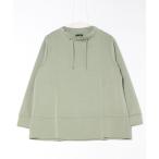 ショッピングベルーナ tシャツ ワイドネック切替デザインプルオーバー レディース