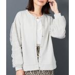 ショッピングベルーナ カーディガン ラメ調袖チュールデザインカーディガン レディース