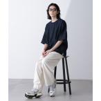 tシャツ テックリネン布帛Tシャツ 半袖(セットアップ可) メンズ