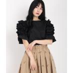 ブラウス シャツ フリルスリーブブラウス　シャツ・ブラウス レディース