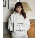 パーカー SAILING CLUB”プリントフーディ レディース