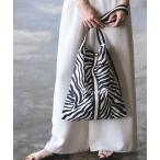 トートバッグ 「WEB限定追加」N.Jam オリジナルキャンバススモールバッグ2(ゼブラ・レオパード) レディース