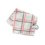 ショッピングハンカチ ハンカチ タオルハンカチ 「格子柄ワンポイント刺繍」 / ブランチブラザー レディース メンズ