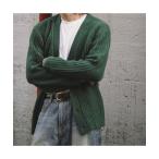 カーディガン カシミアミックスニットカーディガン メンズ