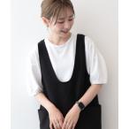 tシャツ 接触冷感袖コンシャスカットプルオーバー レディース