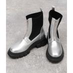 ショッピングニットブーツ ブーツ ZIPニットコンビブーツ / 140074 レディース