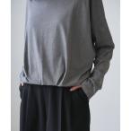 tシャツ 裾タッククルーネックカットソー-手洗い可- レディース
