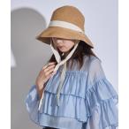帽子 ハット 「SETUP7」リボン付き ロールつば麦わら帽子 SCCH601 レディース
