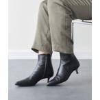 ブーツ 「FABIO RUSCONI」ポインテッドトウプレーンショートブーツ(F43010) レディース