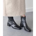 ショッピングローヒール ブーツ 「ANGEL ALARCON」ローヒールスクエアトウショートブーツ(D43001) レディース