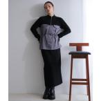 ショッピングニットワンピース ワンピース ワークポケットドッキングニットワンピース