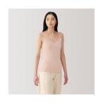 インナーシャツ 肌着 婦人　シルク混レース付きキャミソール レディース