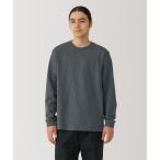tシャツ 紳士　洗いざらし太番手クルーネック長袖Ｔシャツ メンズ