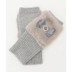 手袋 KNIT FUR HANDWARMER 手袋 レディース