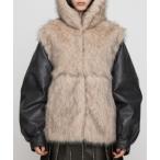 ブルゾン アウター 2WAY FAUX ファーブルゾン レディース