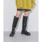 ショッピングロングブーツ ブーツ チャンキーソールロングブーツ/145637 レディース
