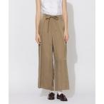 パンツ ツイルワイドパンツ レディース