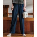 パンツ TWマットクロス ワイドパンツ レディース