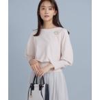 ショッピングピスタチオ ニット セーター スタイルアップ ドルマンスリーブ ニット レディース