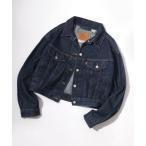 デニムジャケット gジャン Levi's/リーバイス SHRUNKEN 90S TRUCKER/ショート丈 デニムジャケット/Gジャン/レディース レ