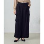 カーゴパンツ シャカシャカタフタ ワイドシルエット カーゴパンツ レディース