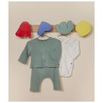 ベビー服 ロンパース ベロア３点セット