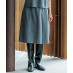 ショッピングAライン スカート 「洗える」ツイーディーエトワール Aライン スカート