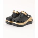 サンダル 「crocs」MEGA CRUSH METALLIC CLOG(クロックス メガ クラッシュ メタリック クロッグ)210368 レディース