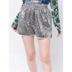 ショッピングスパンコール パンツ スパンコールキックパンツ レディース