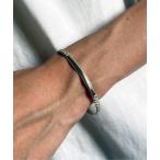  браслет [MAISON CLUB]Twist Combi Bangle Silver925 / кручение комбинированный браслет серебряный 925 KUN men 