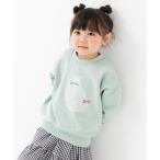 トレーナー 袖口メロー仕上げ プリント 裏毛トレーナー キッズ 子供服 女の子