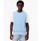 ベスト ジレ オーバーサイズ アーガイル柄パッチ＆ステッチスウェットベスト メンズ レディース