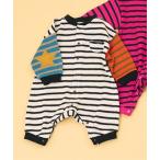 ベビー服 ロンパース 「WEB限定」スターパッチワッフルカバーオール