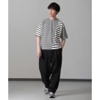 tシャツ ボーダー切替Tシャツ メンズ