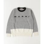 ニット セーター MARNI(マルニ)Kids & Junior ウールブレンドブランドロゴニット キッズ 子供服 男の子 女の子