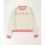 ニット セーター MARNI(マルニ)Kids & Junior カシミアブレンドブランドロゴニット キッズ 子供服 男の子 女の子
