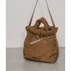 ハンドバッグ 「WEB限定・サステナブル」ベルトモチーフパフバッグ