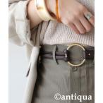 ベルト 本革サークルバックルベルト レディース
