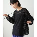 tシャツ チュールフリル前後2WAYプルオーバー レディース
