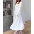 シャツワンピース コルセット風フロントZIPシャツワンピース