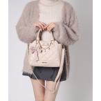 ショッピングボストン ボストンバッグ Wキルトチャーム付2WAYボストン レディース