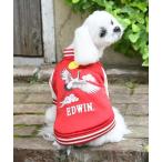 犬 服 EDWIN/スカジャン風ジャケット